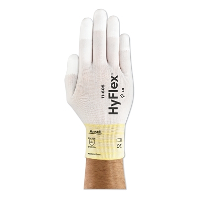 HYFLEX 11-605 FINE GAUGENYLON FOAM PU SZ 8